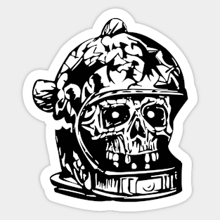 Skull Rider - Vintage Helmet Sticker